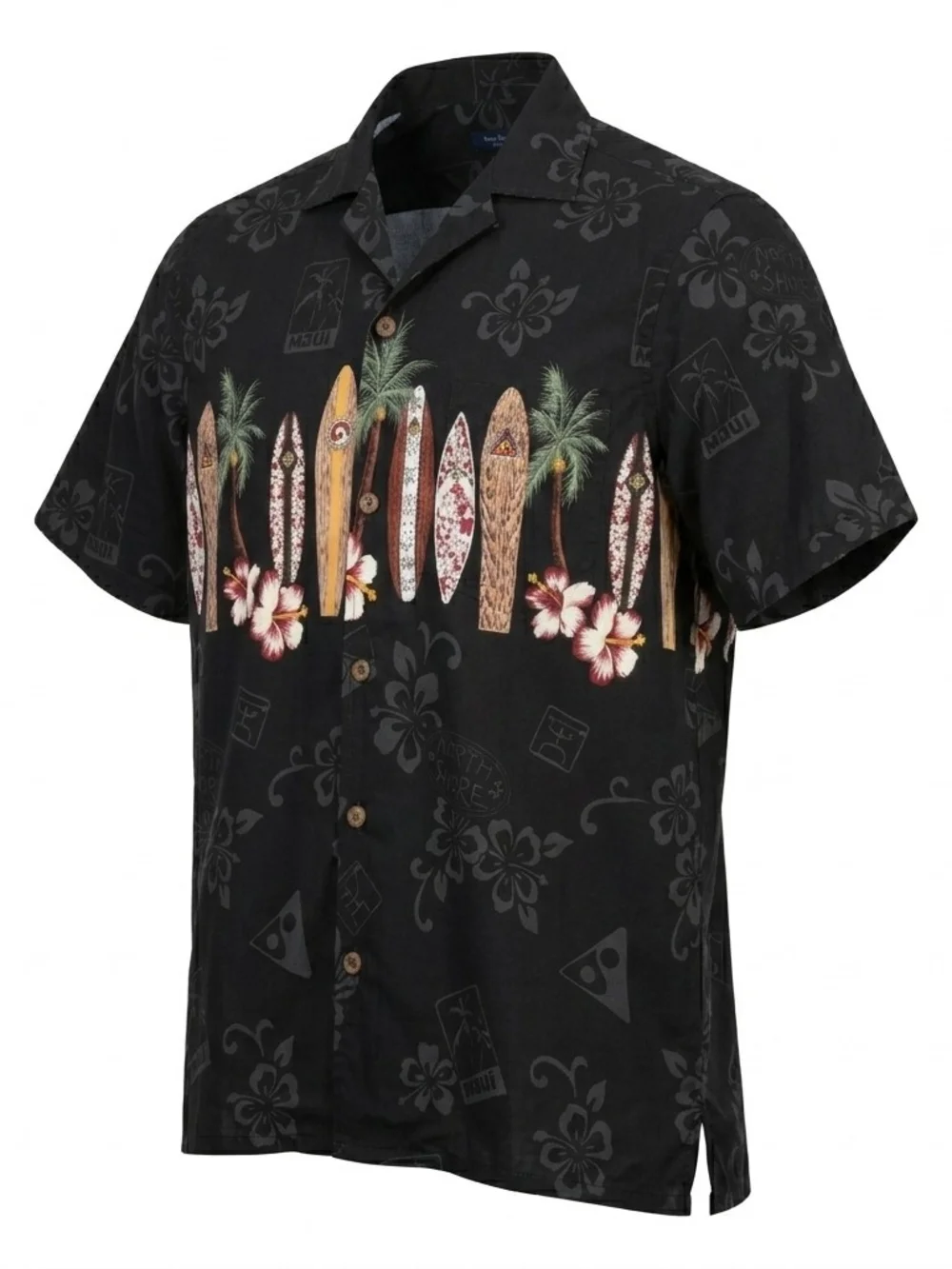 Year In Year Out Maui North Shore Surfboard Hawaiian Shirt - Medium